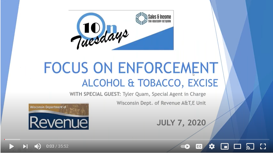 Tyler Quam A&T Unit, WI DOR